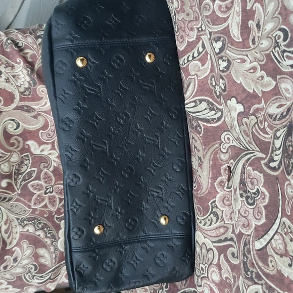 π EMPREINTE π artsy navy blue leather Louis Vuitton - Picture 8 of 12
